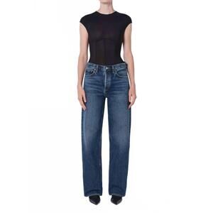 NEW AGOLDE arc jeans in shortwave